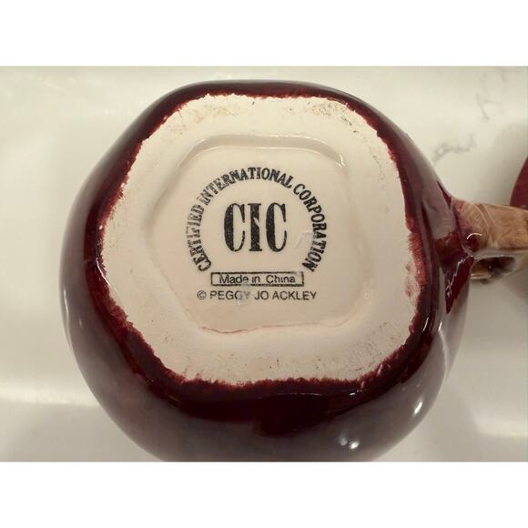 Vintage Apple Tea for One Set - Peggy Jo Ackley Style - Picture 10 of 10